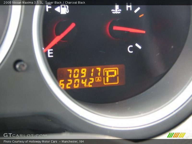 Super Black / Charcoal Black 2008 Nissan Maxima 3.5 SL