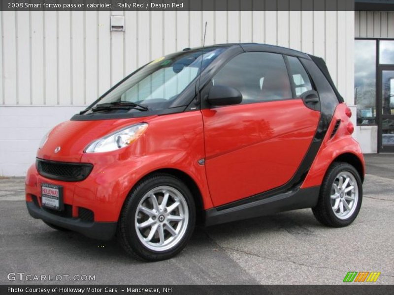  2008 fortwo passion cabriolet Rally Red