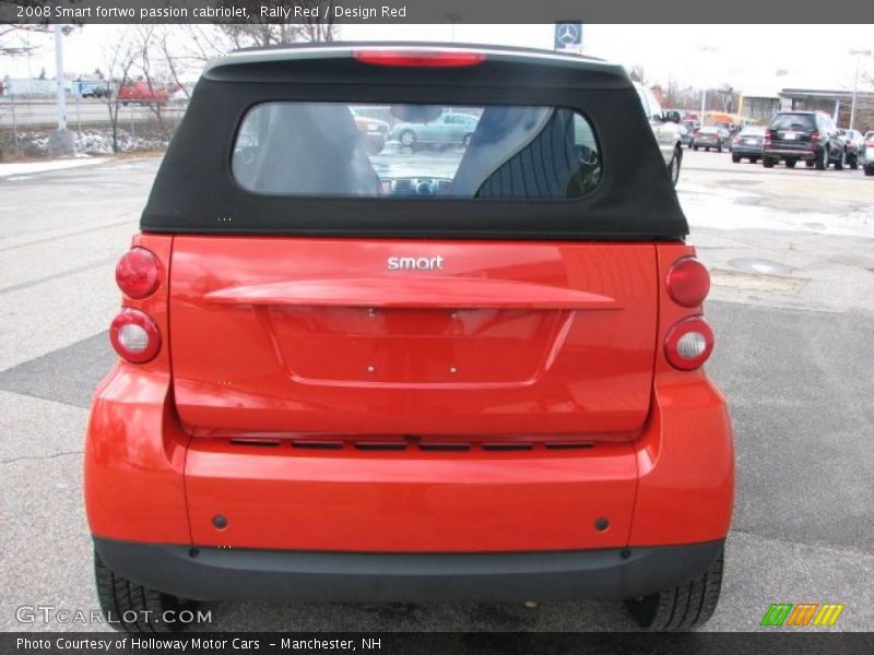  2008 fortwo passion cabriolet Rally Red
