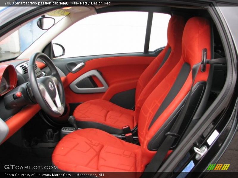  2008 fortwo passion cabriolet Design Red Interior
