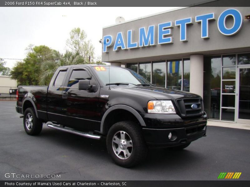 Black / Black 2006 Ford F150 FX4 SuperCab 4x4