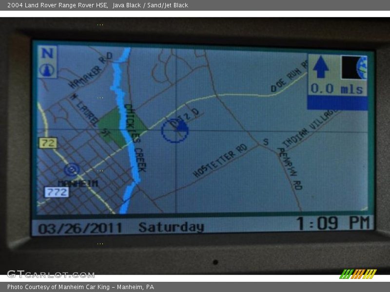 Java Black / Sand/Jet Black 2004 Land Rover Range Rover HSE
