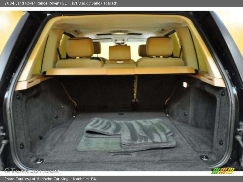 Java Black / Sand/Jet Black 2004 Land Rover Range Rover HSE