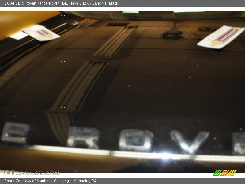 Java Black / Sand/Jet Black 2004 Land Rover Range Rover HSE