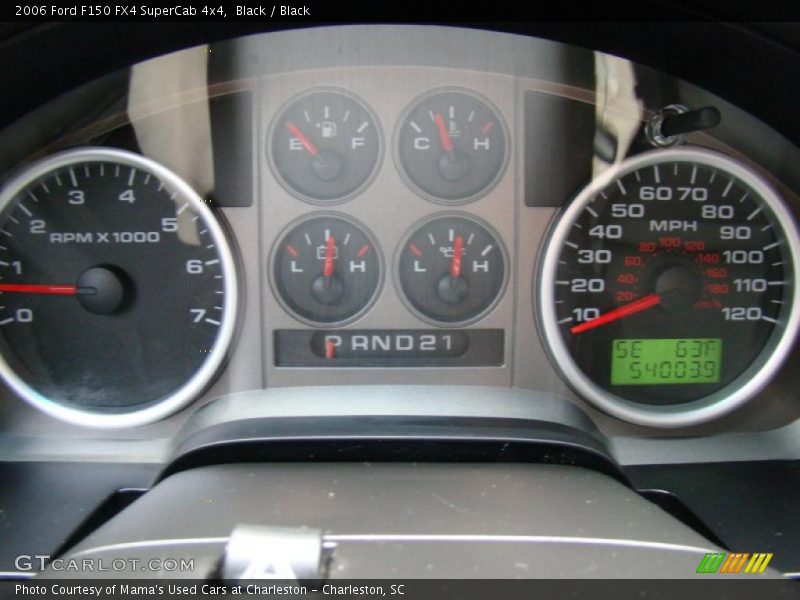 Black / Black 2006 Ford F150 FX4 SuperCab 4x4