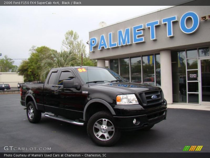 Black / Black 2006 Ford F150 FX4 SuperCab 4x4