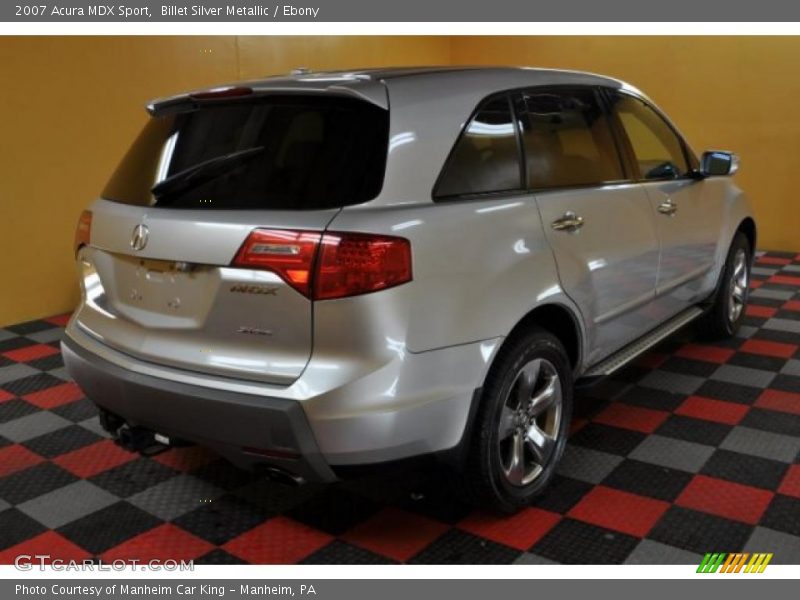 Billet Silver Metallic / Ebony 2007 Acura MDX Sport