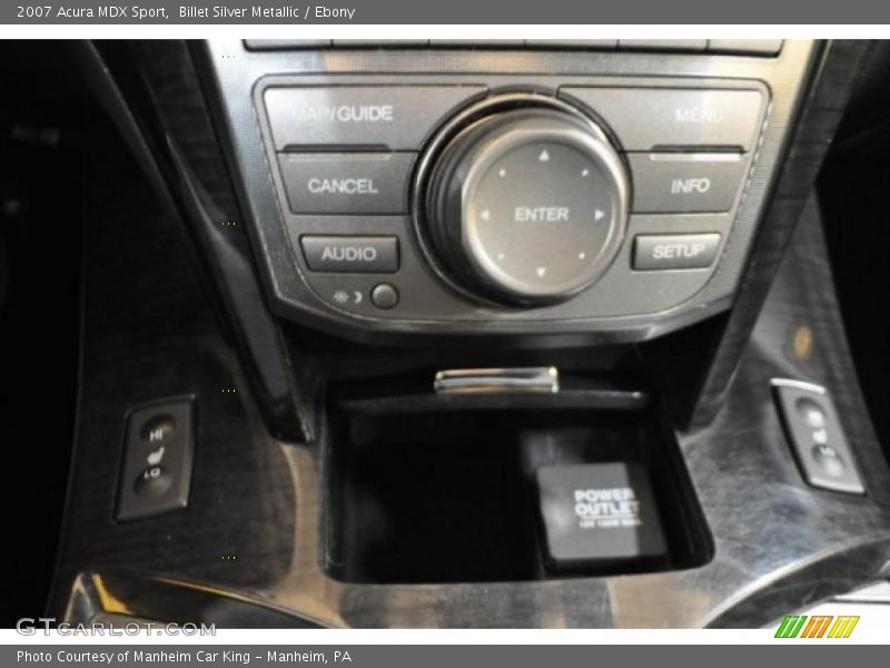 Billet Silver Metallic / Ebony 2007 Acura MDX Sport