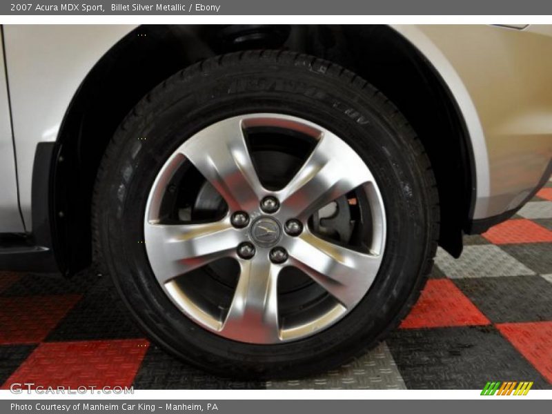 Billet Silver Metallic / Ebony 2007 Acura MDX Sport