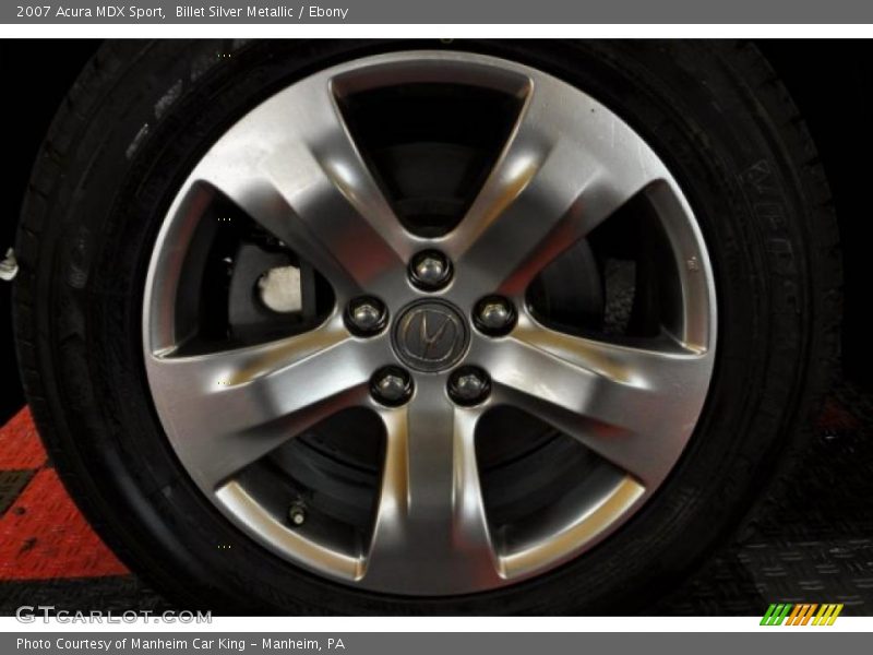 Billet Silver Metallic / Ebony 2007 Acura MDX Sport