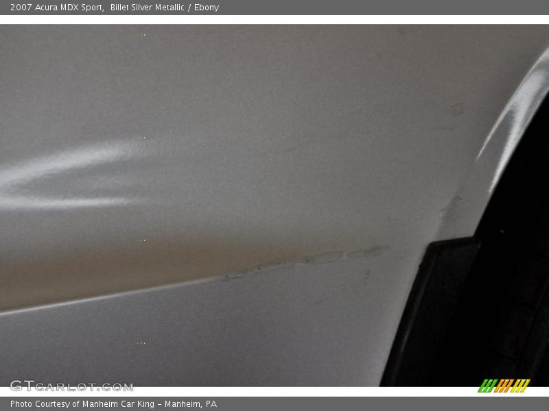 Billet Silver Metallic / Ebony 2007 Acura MDX Sport