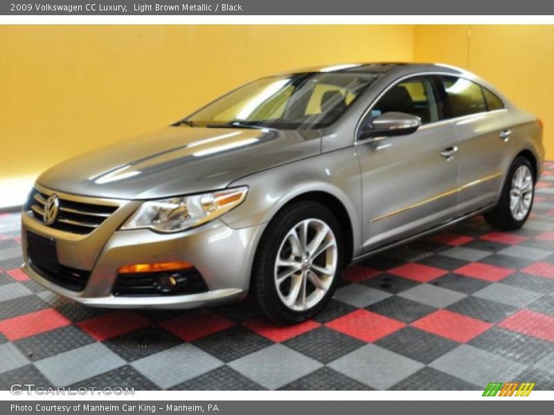 Light Brown Metallic / Black 2009 Volkswagen CC Luxury