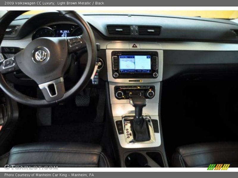 Light Brown Metallic / Black 2009 Volkswagen CC Luxury