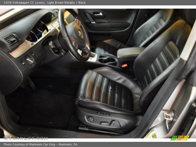 Light Brown Metallic / Black 2009 Volkswagen CC Luxury