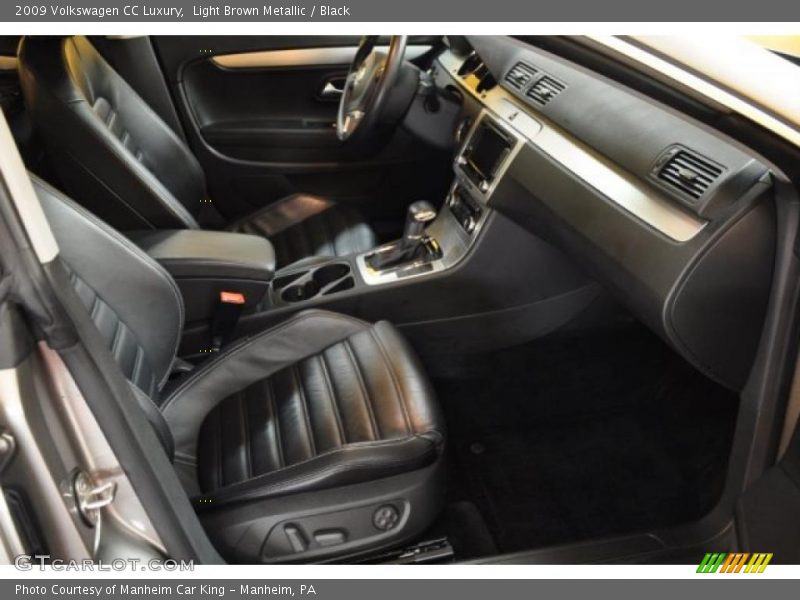 Light Brown Metallic / Black 2009 Volkswagen CC Luxury