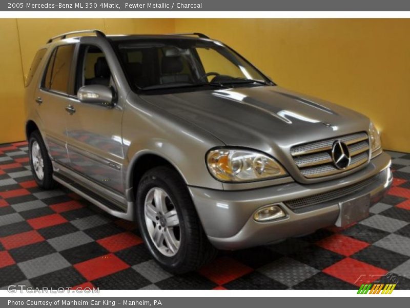Pewter Metallic / Charcoal 2005 Mercedes-Benz ML 350 4Matic
