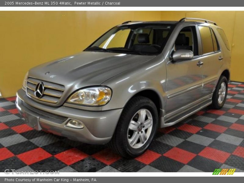 Pewter Metallic / Charcoal 2005 Mercedes-Benz ML 350 4Matic