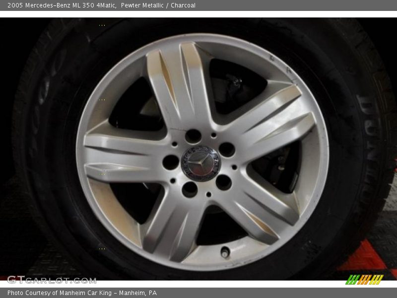 Pewter Metallic / Charcoal 2005 Mercedes-Benz ML 350 4Matic