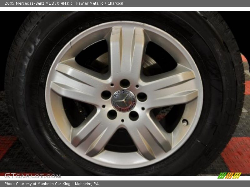 Pewter Metallic / Charcoal 2005 Mercedes-Benz ML 350 4Matic
