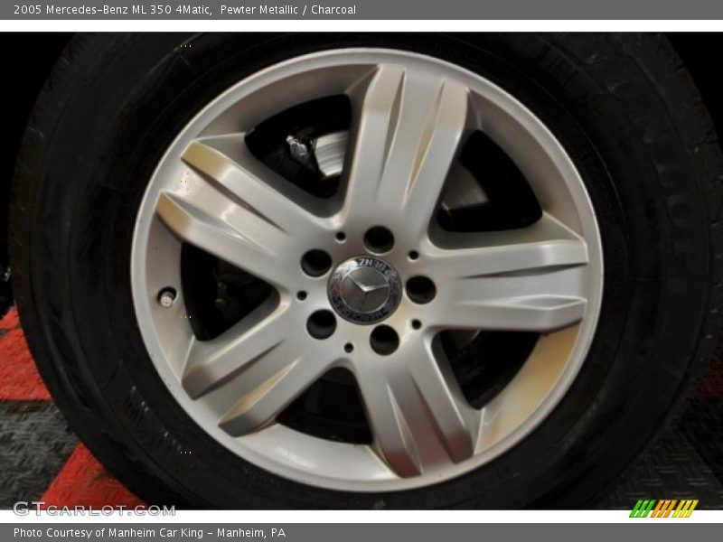 Pewter Metallic / Charcoal 2005 Mercedes-Benz ML 350 4Matic