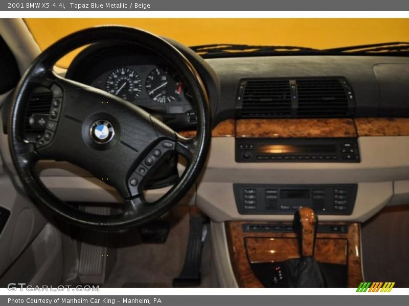 Topaz Blue Metallic / Beige 2001 BMW X5 4.4i