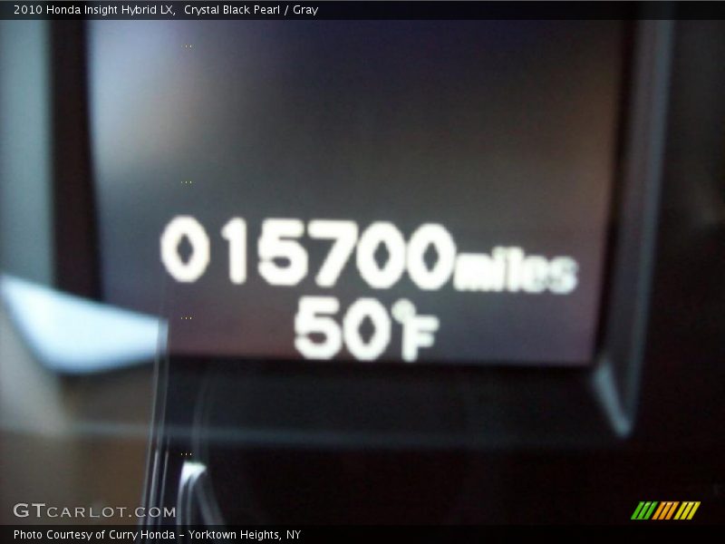 Crystal Black Pearl / Gray 2010 Honda Insight Hybrid LX