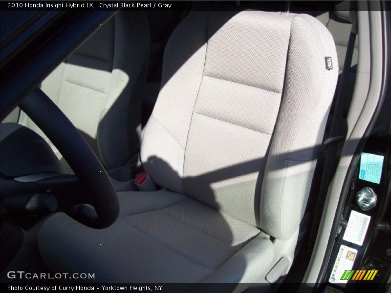 Crystal Black Pearl / Gray 2010 Honda Insight Hybrid LX