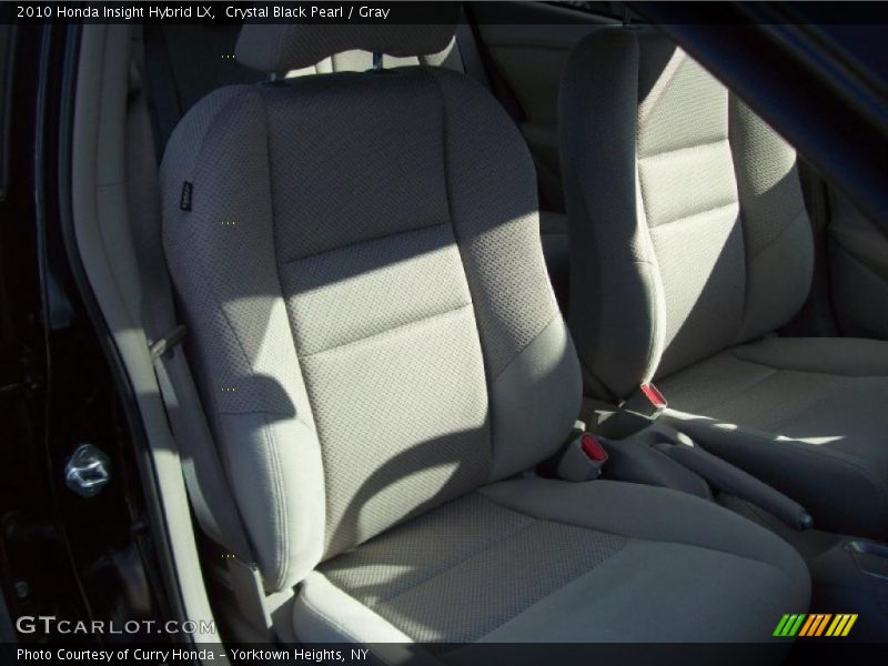 Crystal Black Pearl / Gray 2010 Honda Insight Hybrid LX