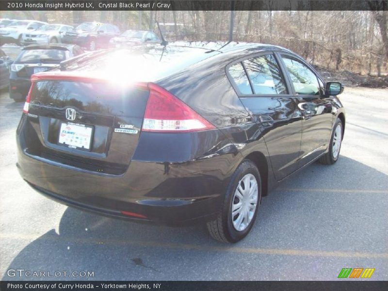 Crystal Black Pearl / Gray 2010 Honda Insight Hybrid LX