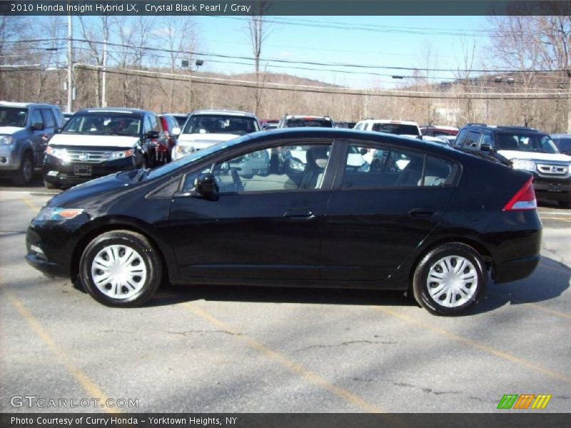 Crystal Black Pearl / Gray 2010 Honda Insight Hybrid LX