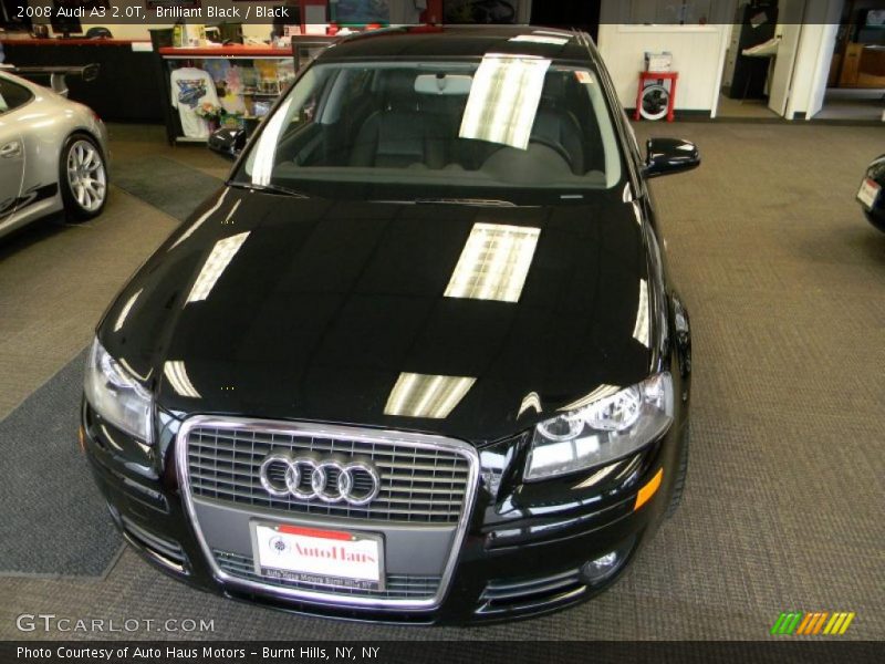 Brilliant Black / Black 2008 Audi A3 2.0T