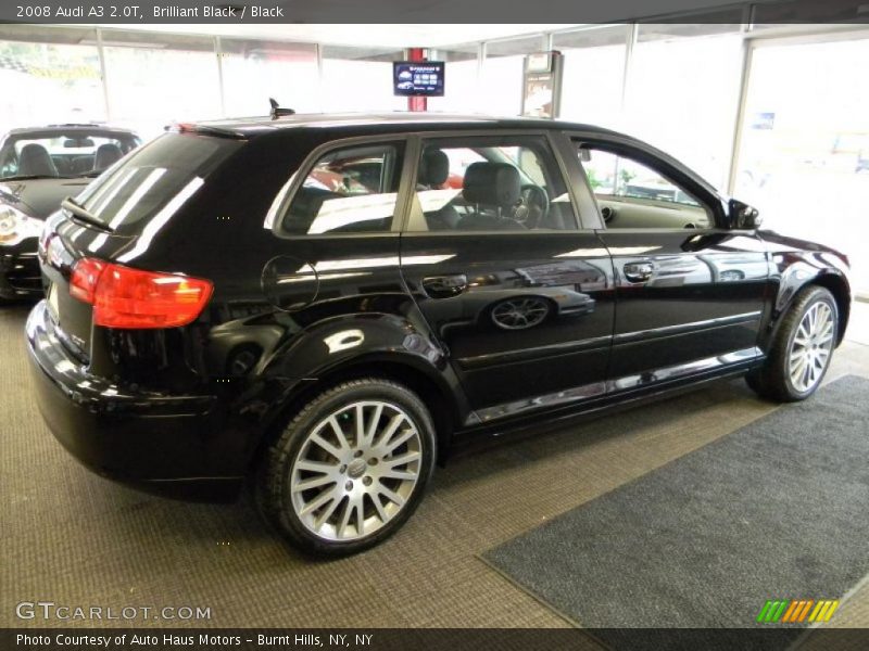 Brilliant Black / Black 2008 Audi A3 2.0T
