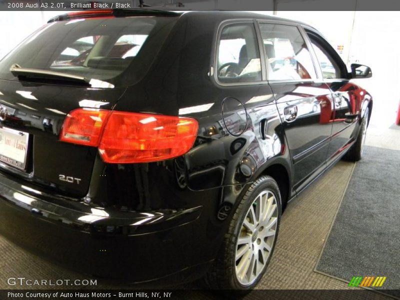 Brilliant Black / Black 2008 Audi A3 2.0T