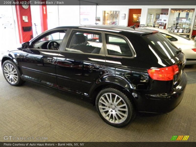 Brilliant Black / Black 2008 Audi A3 2.0T