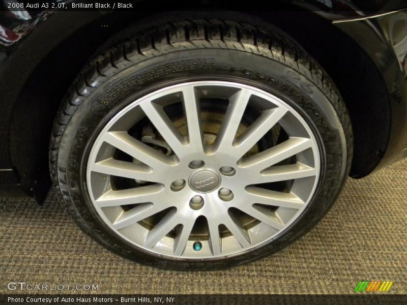Brilliant Black / Black 2008 Audi A3 2.0T