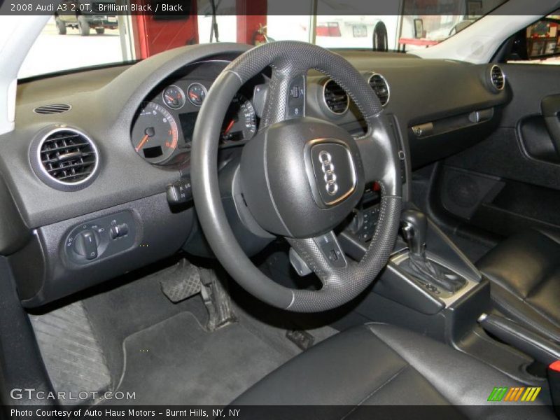 Brilliant Black / Black 2008 Audi A3 2.0T