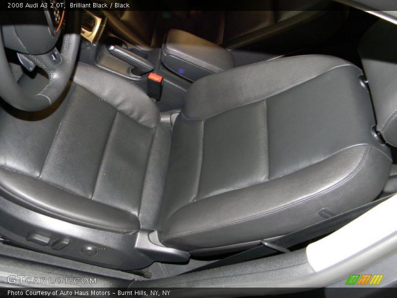 Brilliant Black / Black 2008 Audi A3 2.0T