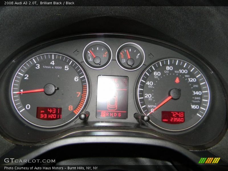 Brilliant Black / Black 2008 Audi A3 2.0T