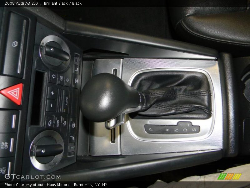 Brilliant Black / Black 2008 Audi A3 2.0T