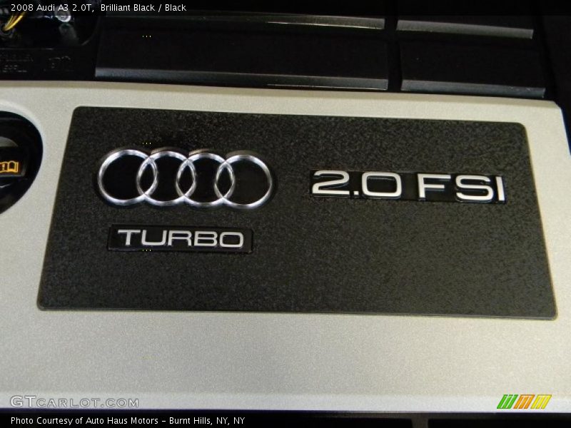 Brilliant Black / Black 2008 Audi A3 2.0T