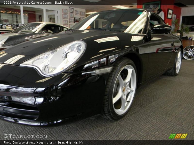 Black / Black 2002 Porsche 911 Carrera Coupe