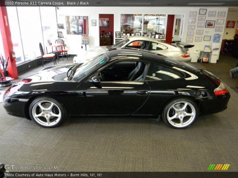 Black / Black 2002 Porsche 911 Carrera Coupe