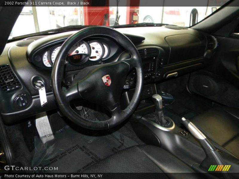 Black / Black 2002 Porsche 911 Carrera Coupe