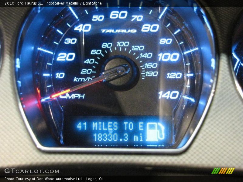 Ingot Silver Metallic / Light Stone 2010 Ford Taurus SE