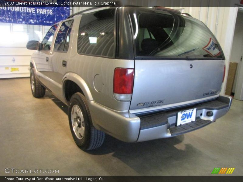 Light Pewter Metallic / Graphite 2003 Chevrolet Blazer LS 4x4