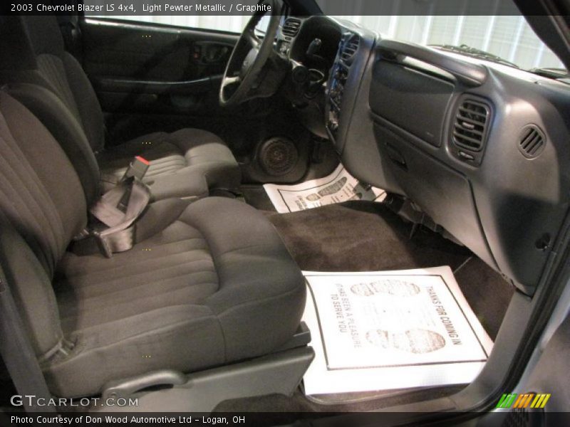 Light Pewter Metallic / Graphite 2003 Chevrolet Blazer LS 4x4
