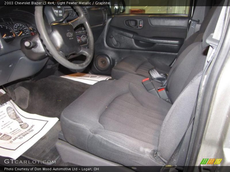 Light Pewter Metallic / Graphite 2003 Chevrolet Blazer LS 4x4