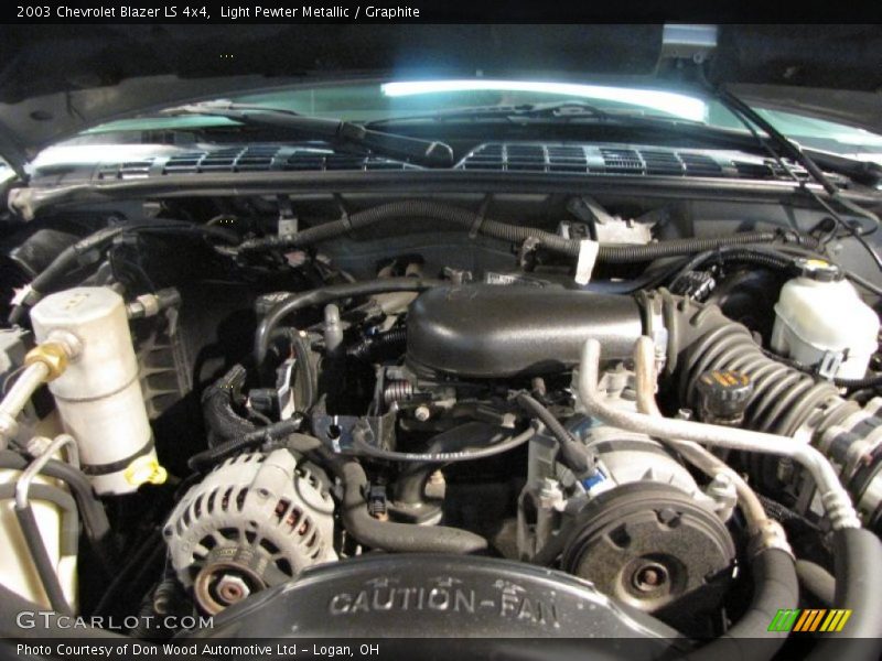 Light Pewter Metallic / Graphite 2003 Chevrolet Blazer LS 4x4