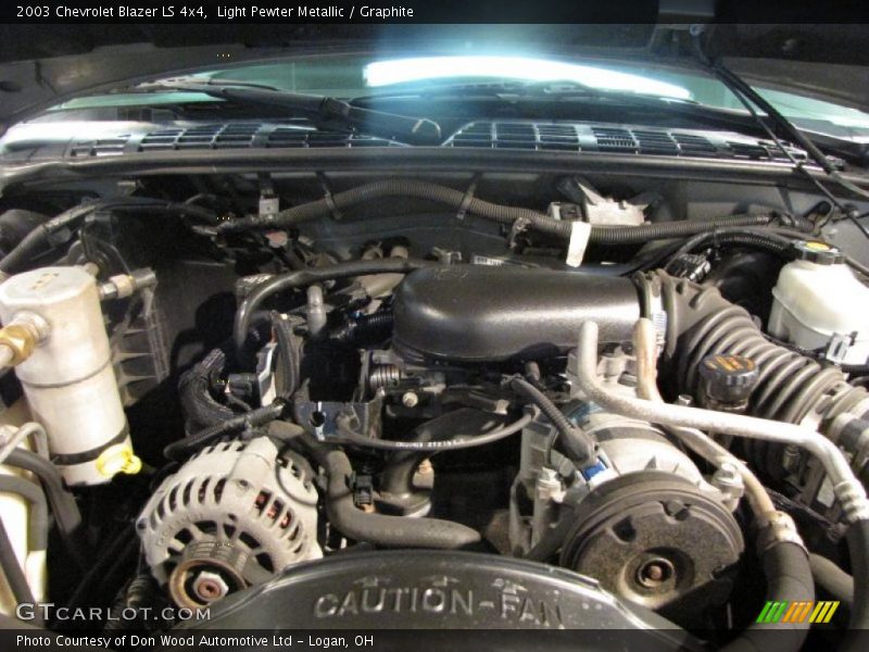 Light Pewter Metallic / Graphite 2003 Chevrolet Blazer LS 4x4