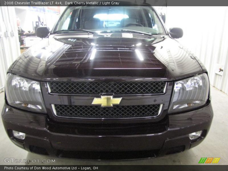 Dark Cherry Metallic / Light Gray 2008 Chevrolet TrailBlazer LT 4x4